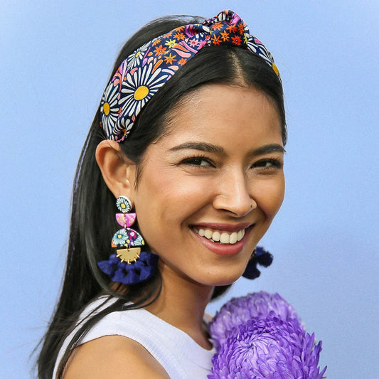 Daisy Silk Headband