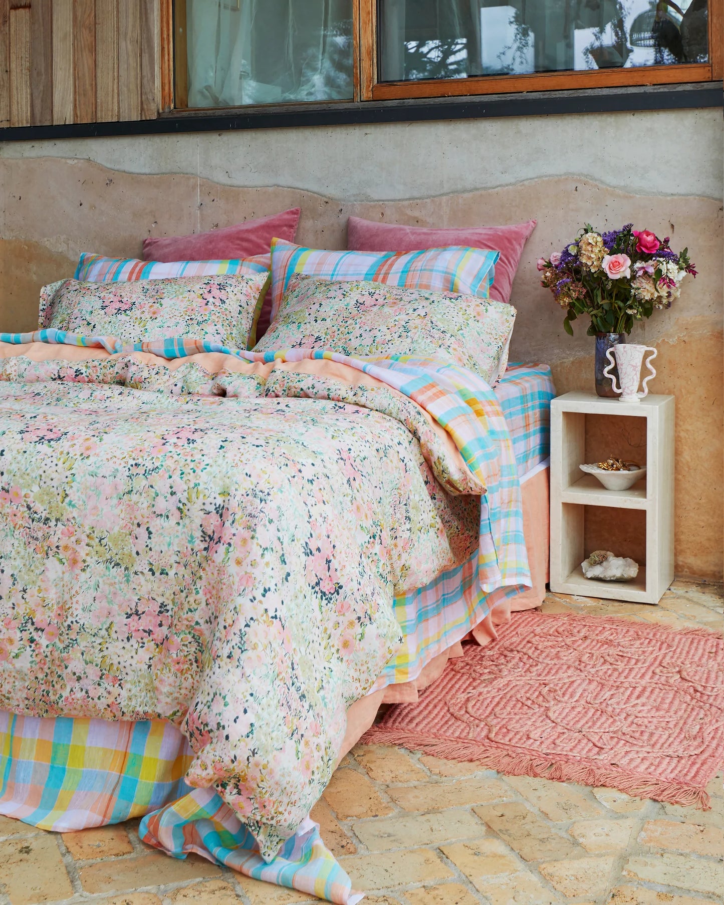 You're Beautiful Linen Quilt Cover