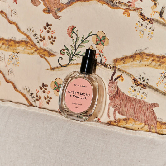 Green Moss + Vanilla Room + Linen Spray