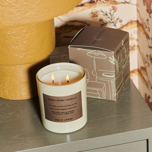 Green Moss + Vanilla Candle