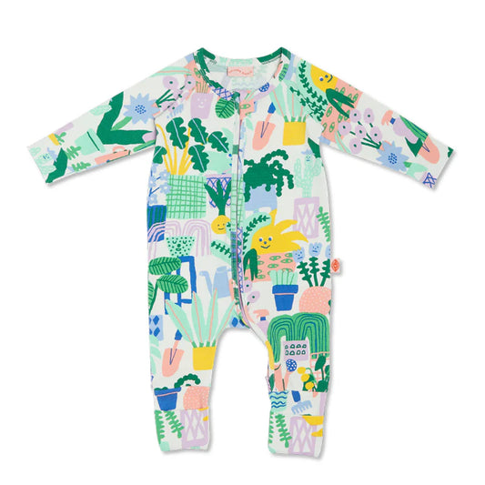Nursery Rhyme Ls Zipsuit