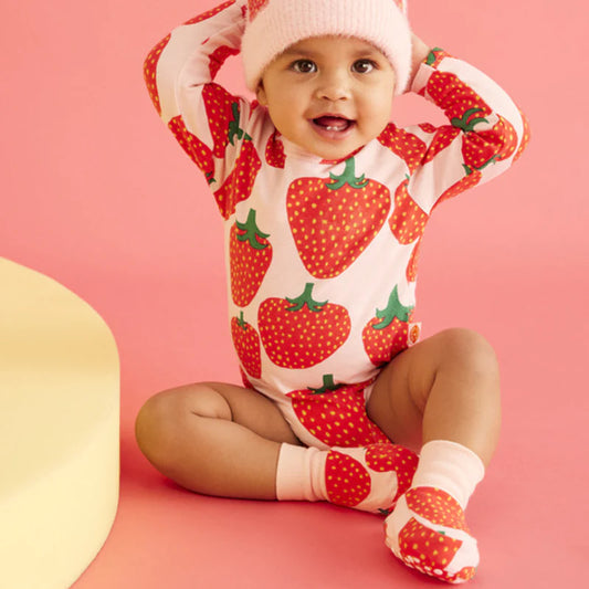 Strawberry Fields Ls Bodysuit