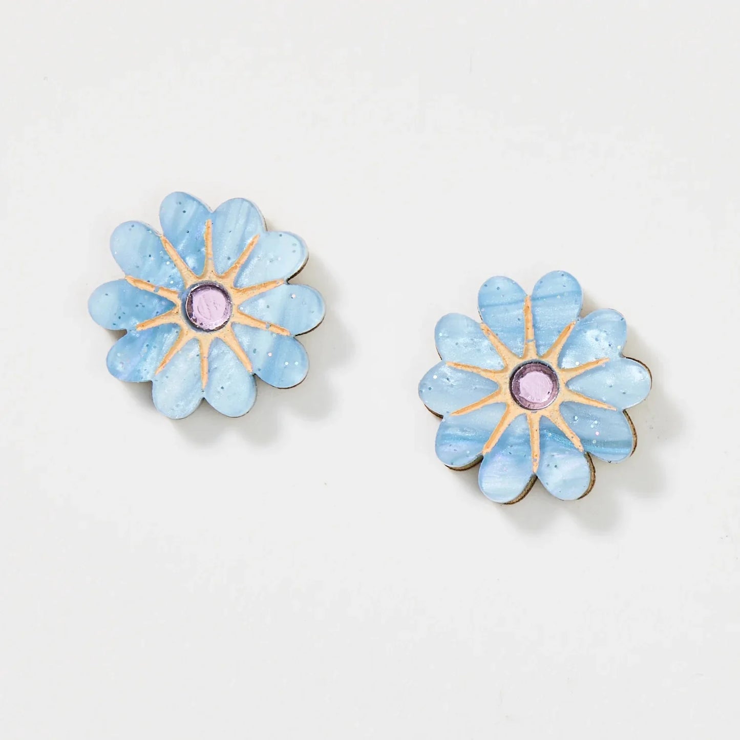 Vera Stud Blue Lilac