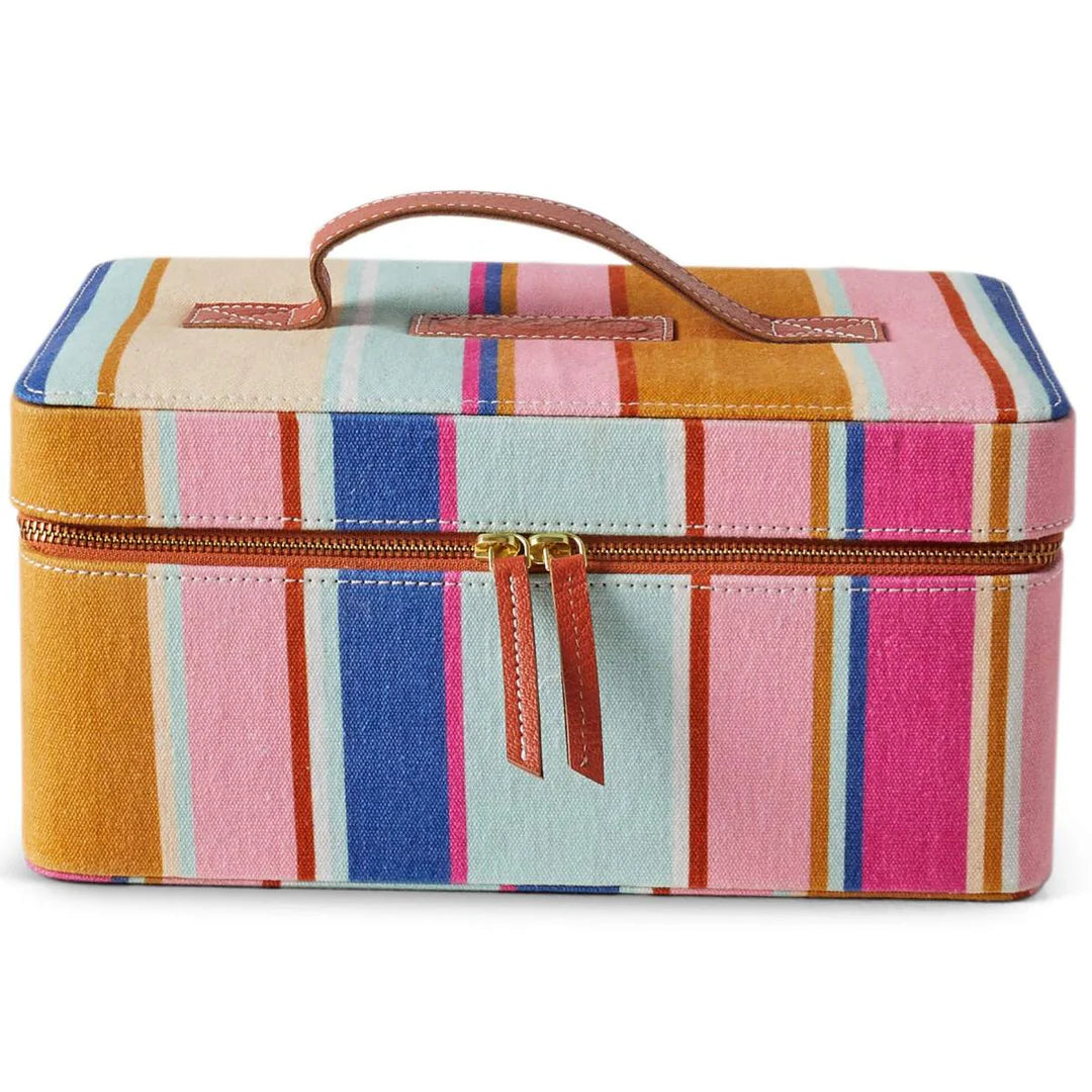 Jaipur Stripe Toiletry Case