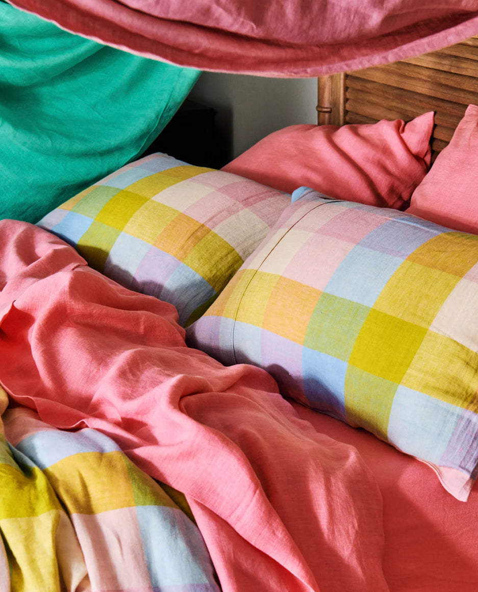Corfu Linen Pillowcase Set