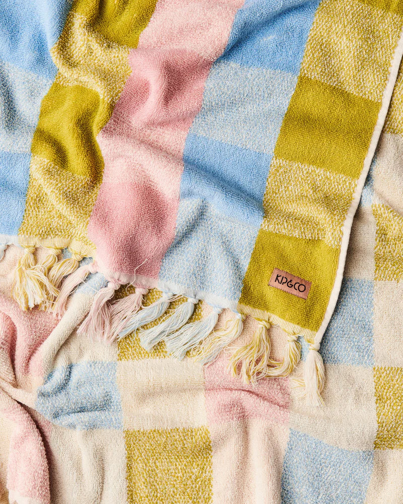 Corfu Tartan Bath Towel