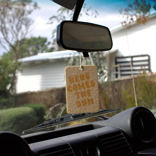 Here Comes The Sun Car Freshener