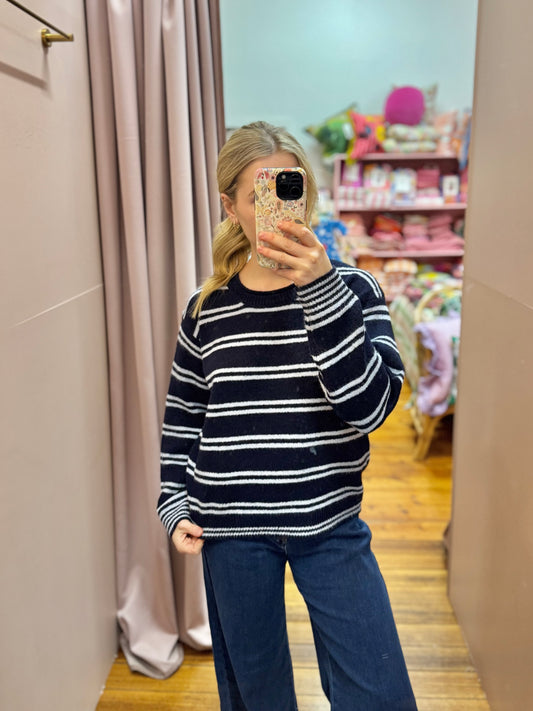 Polly Knit Navy Blue