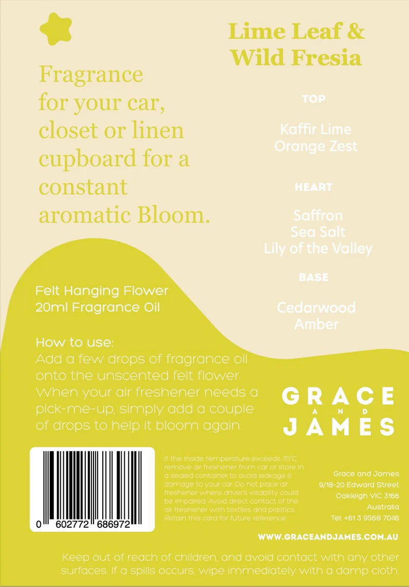 Lime Leaf + Freesia Bloom Air Freshener