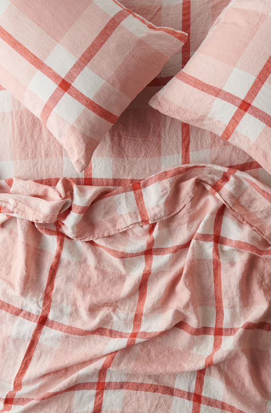 Floss Check Pillowcase Set