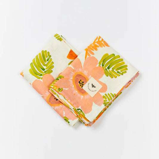 Sunset Floral Pillowcase Set