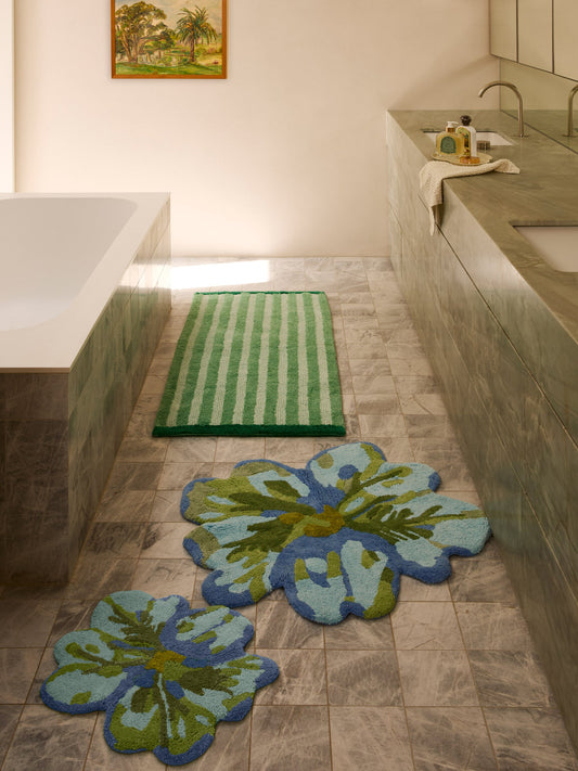 Tulip Bath Mat Green