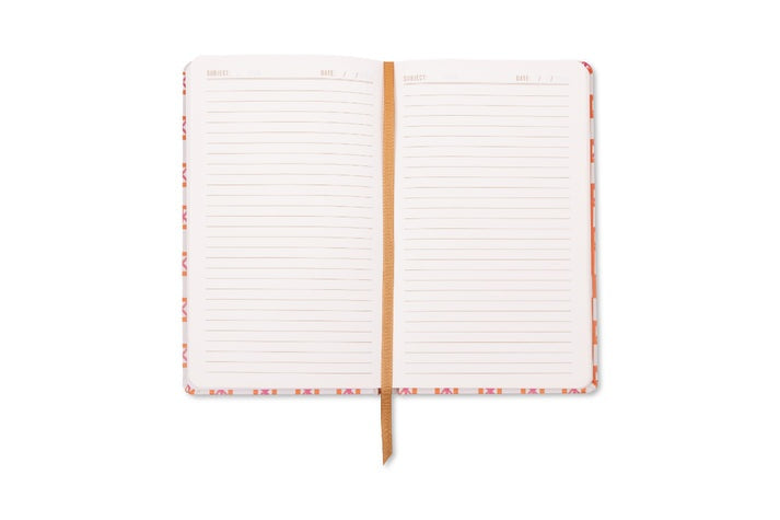 Tulip Journal - Orange Check