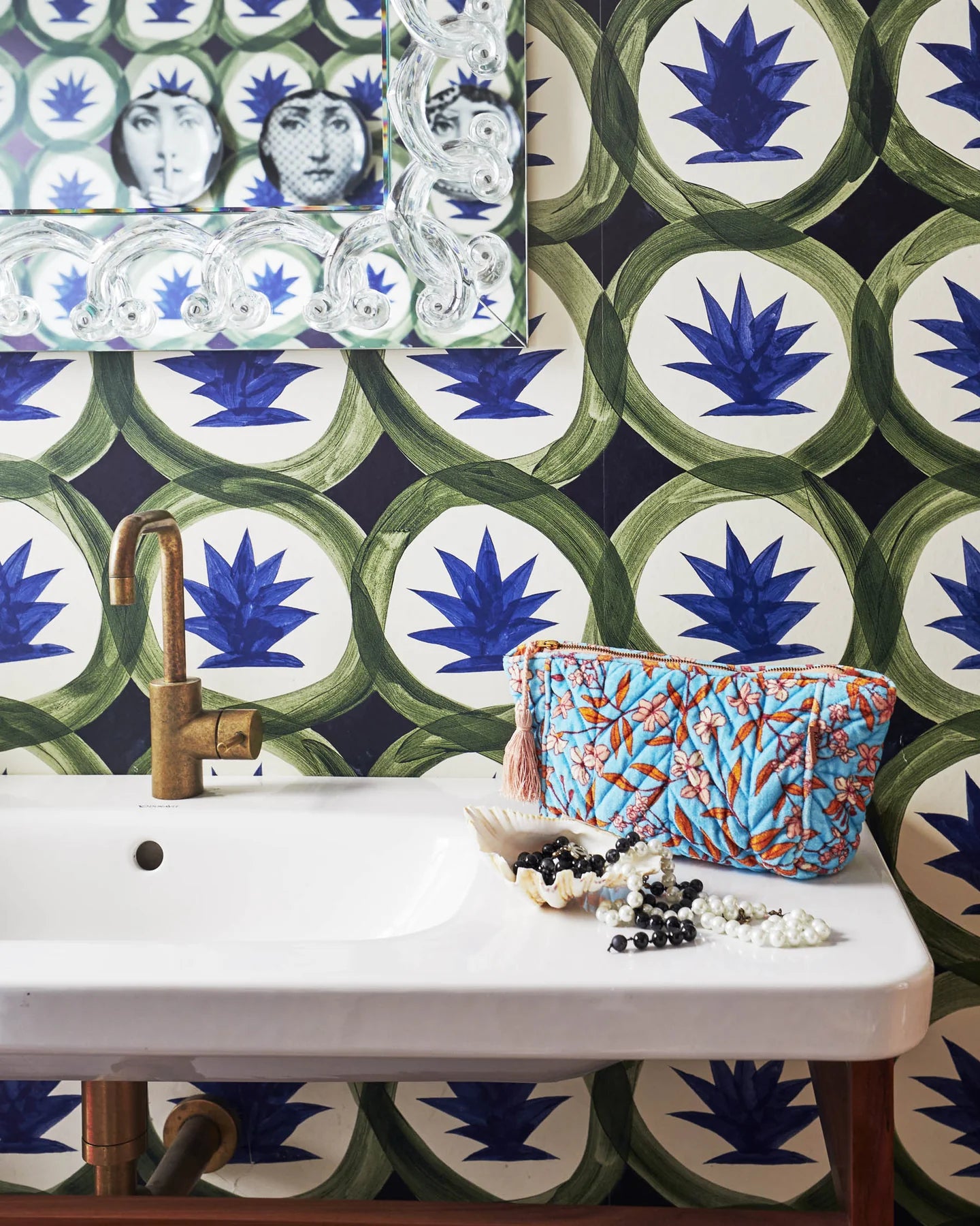 Canopy Velvet Toiletry Bag