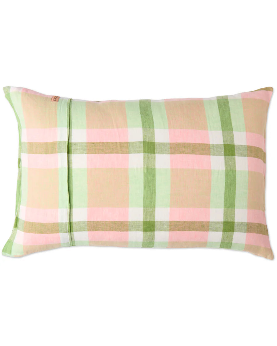 Pistachio Tartan Pillowcase Set