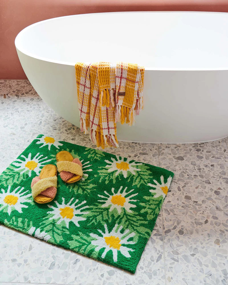 Daisy Garden Bath Mat
