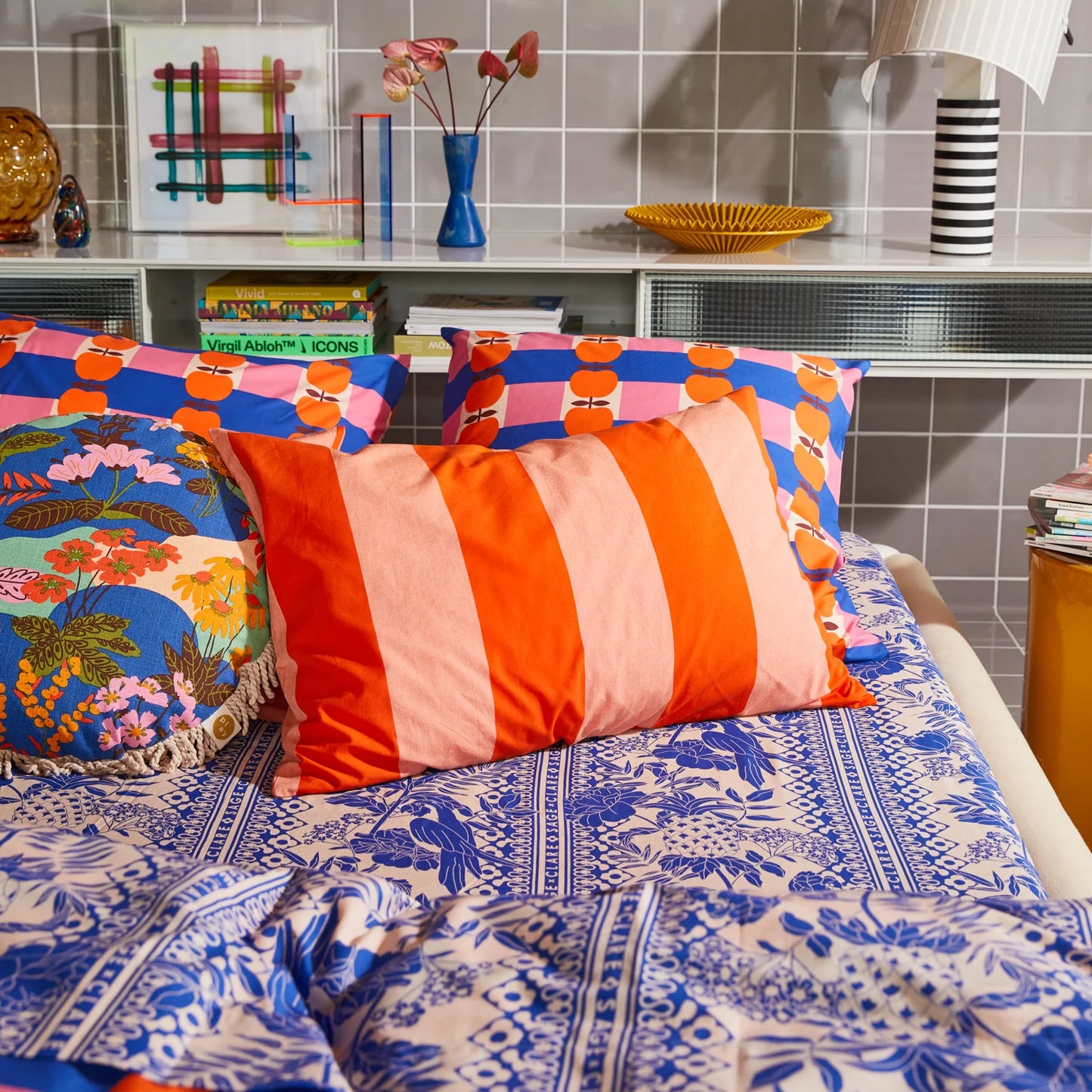 Blanca Pillowcase Set Aperol
