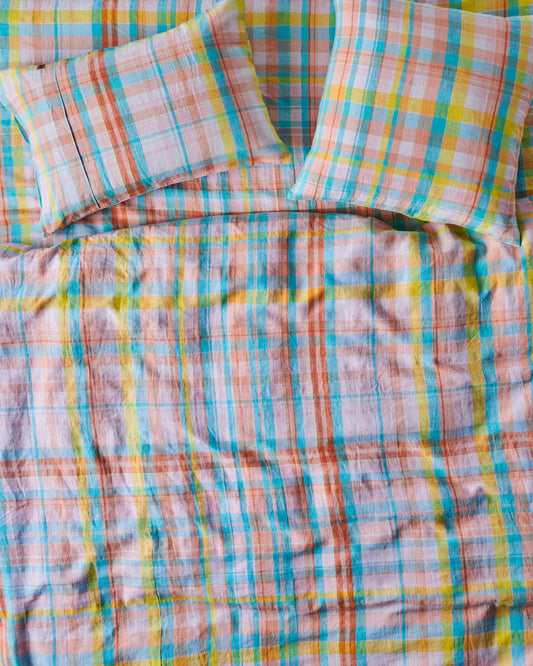 Paradise Tartan Pillowcase Set