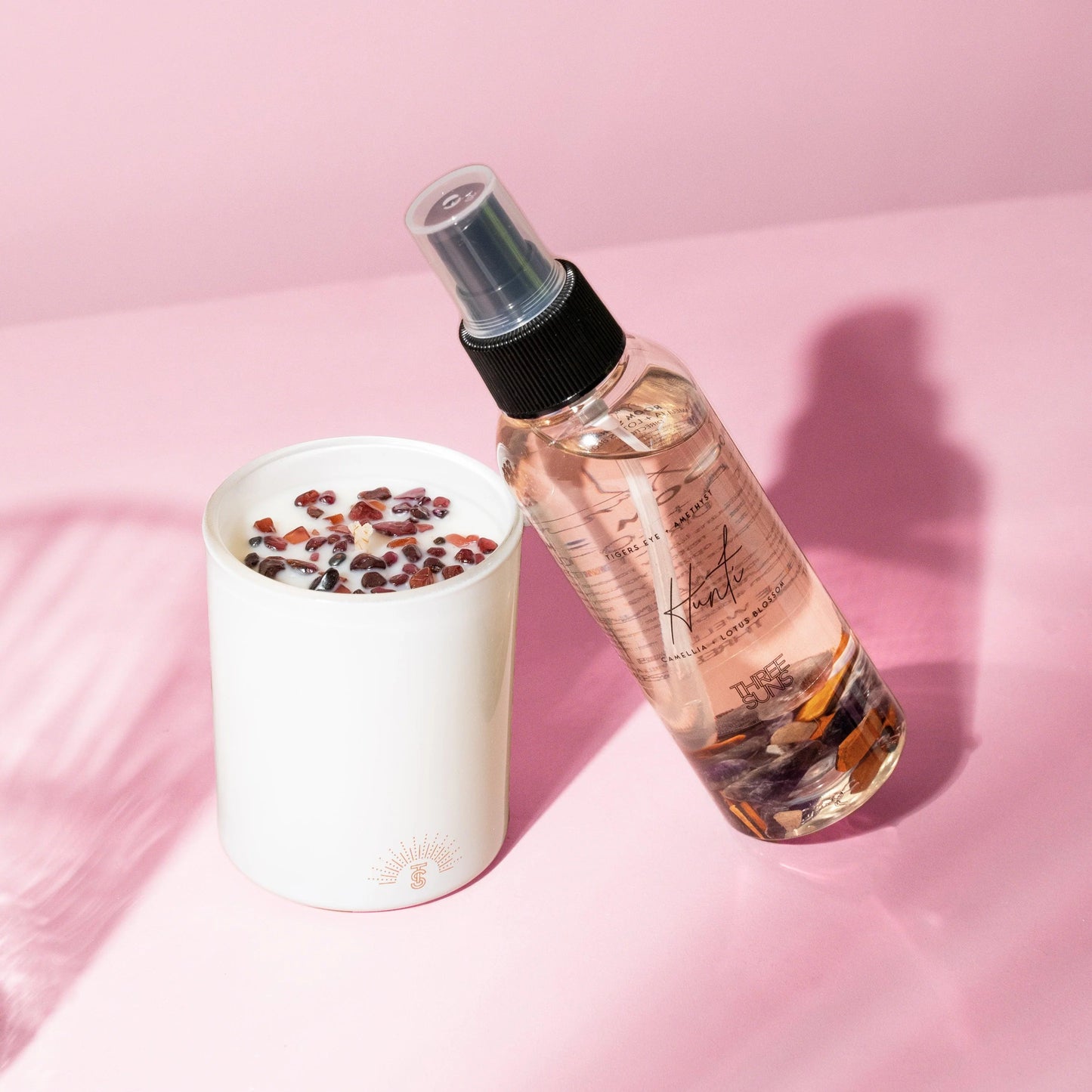 Candle + Room Spray Gift Set - Hunti + Mia