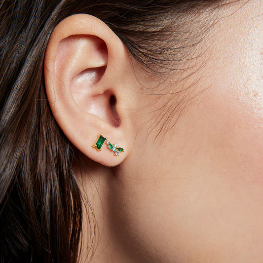 Izumi Studs Green