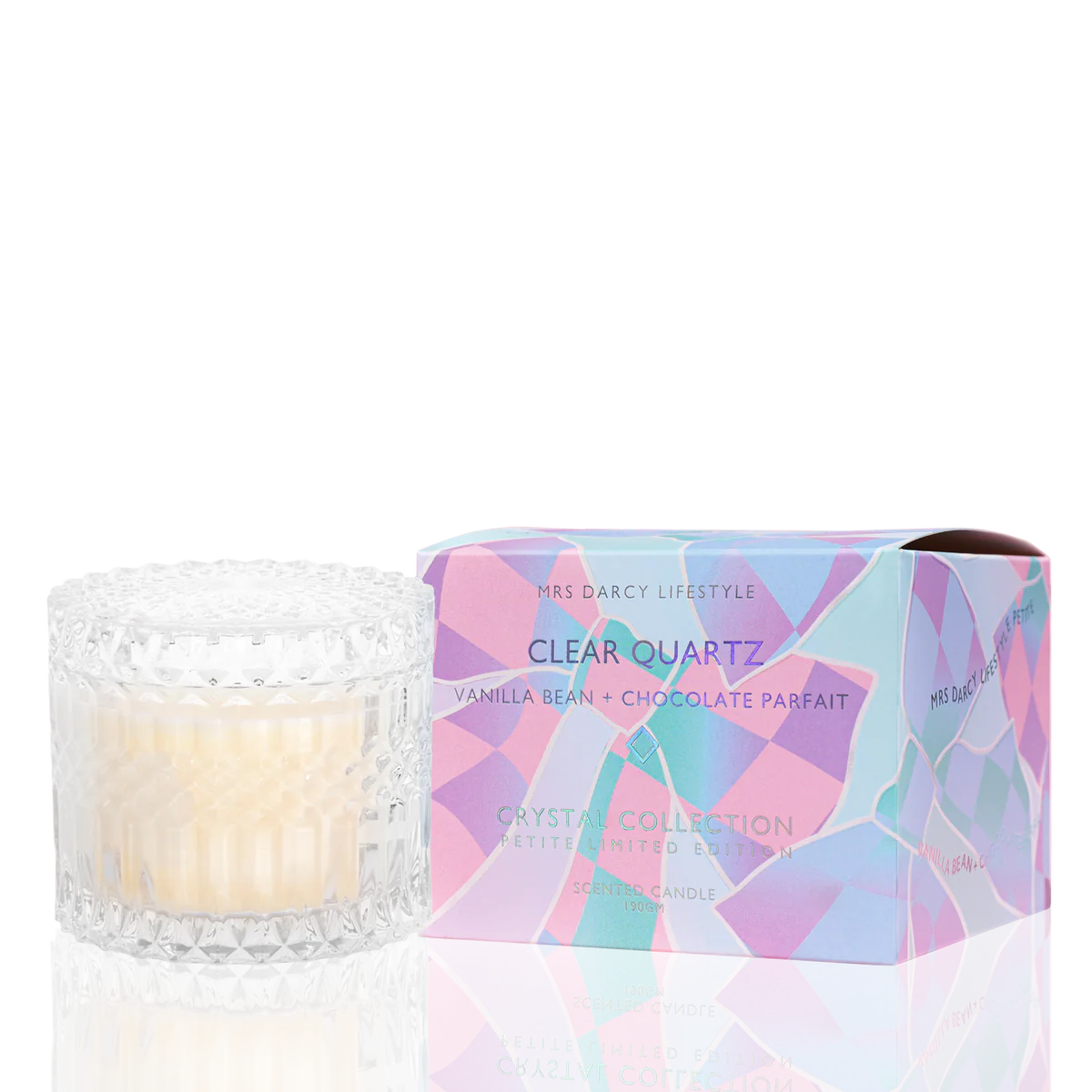 Clear Quartz - Vanilla Bean + Chocolate Parfait (Petite)