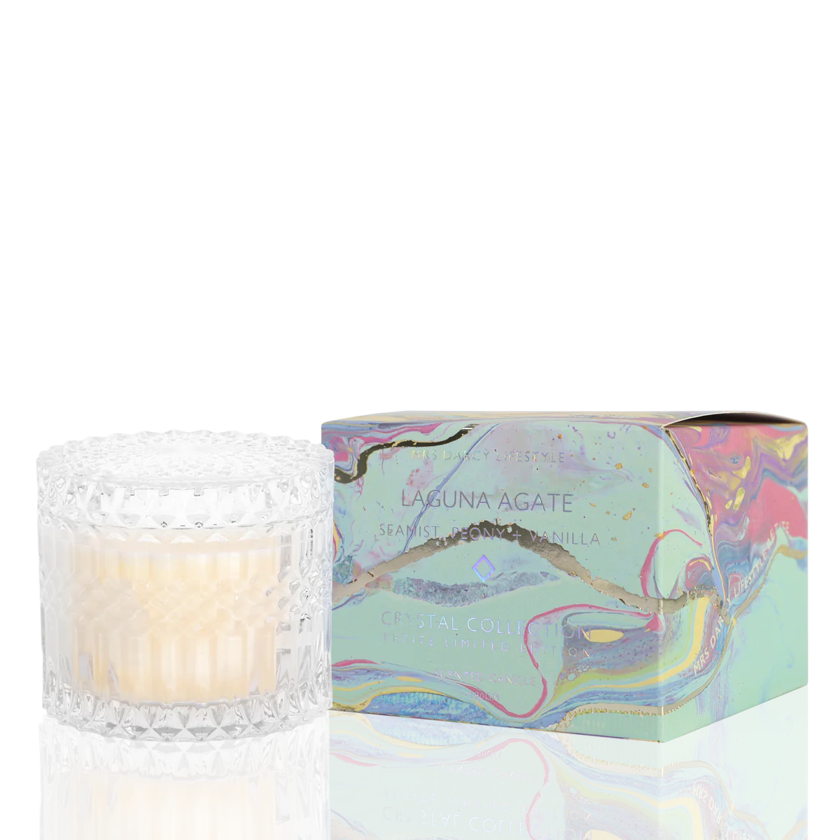 Laguna Agate - Sea Mist, Peony + Vanilla (Petite)