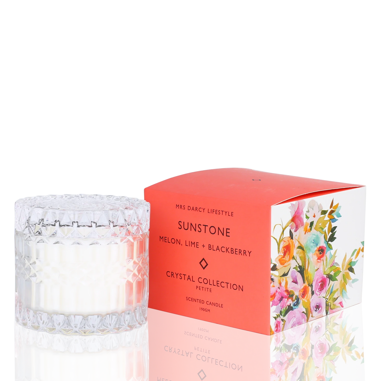 Candle Sunstone - Melon, Lime + Blackberry (Petite)