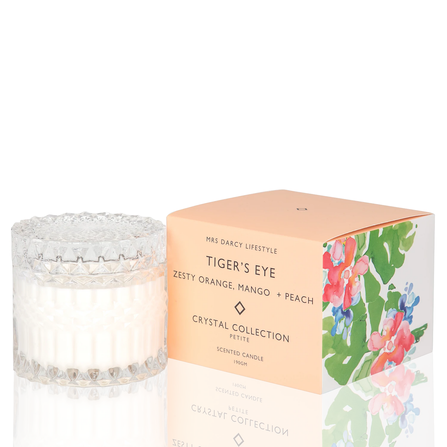 Candle Tiger's Eye - Zesty Orange, Mango + Peach (Petite)