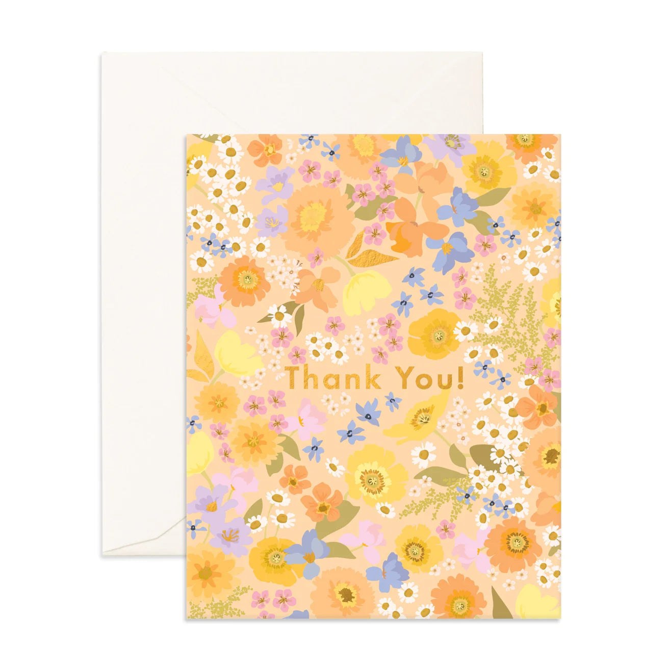 Thank You Floral Card