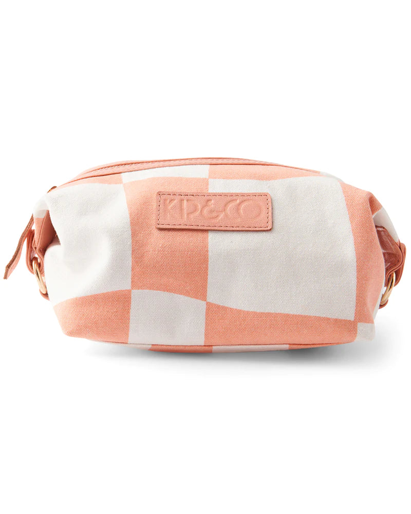 Checkerboard Toiletry Bag
