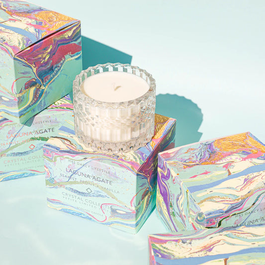 Laguna Agate - Sea Mist, Peony + Vanilla (Petite)