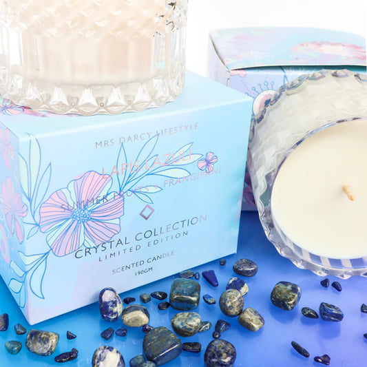 Candle Lapis Lazuli - Summer Fruits + Frangipani (Petite)