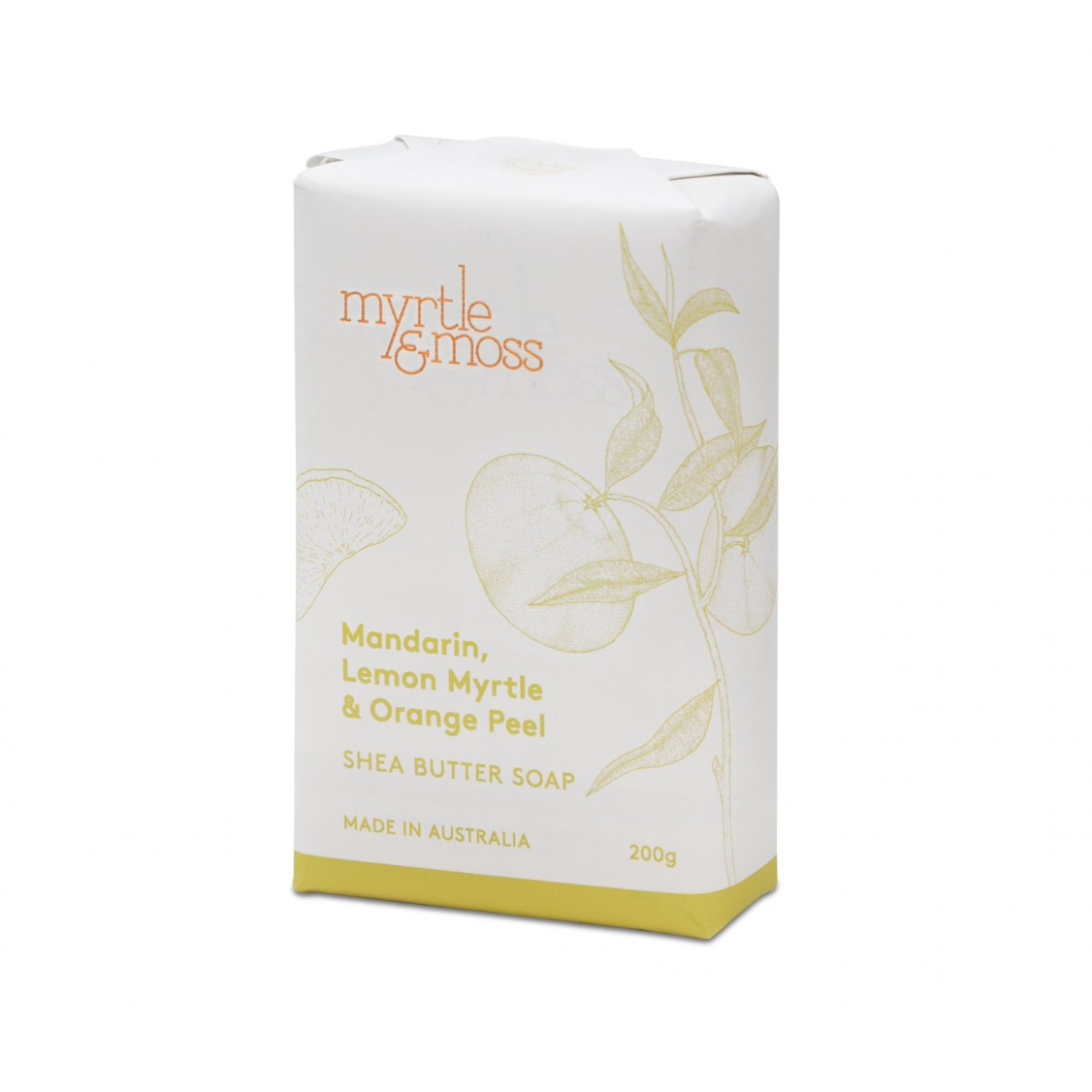Shea Butter Soap - Mandarin, Lemon Myrtle + Orange Peel