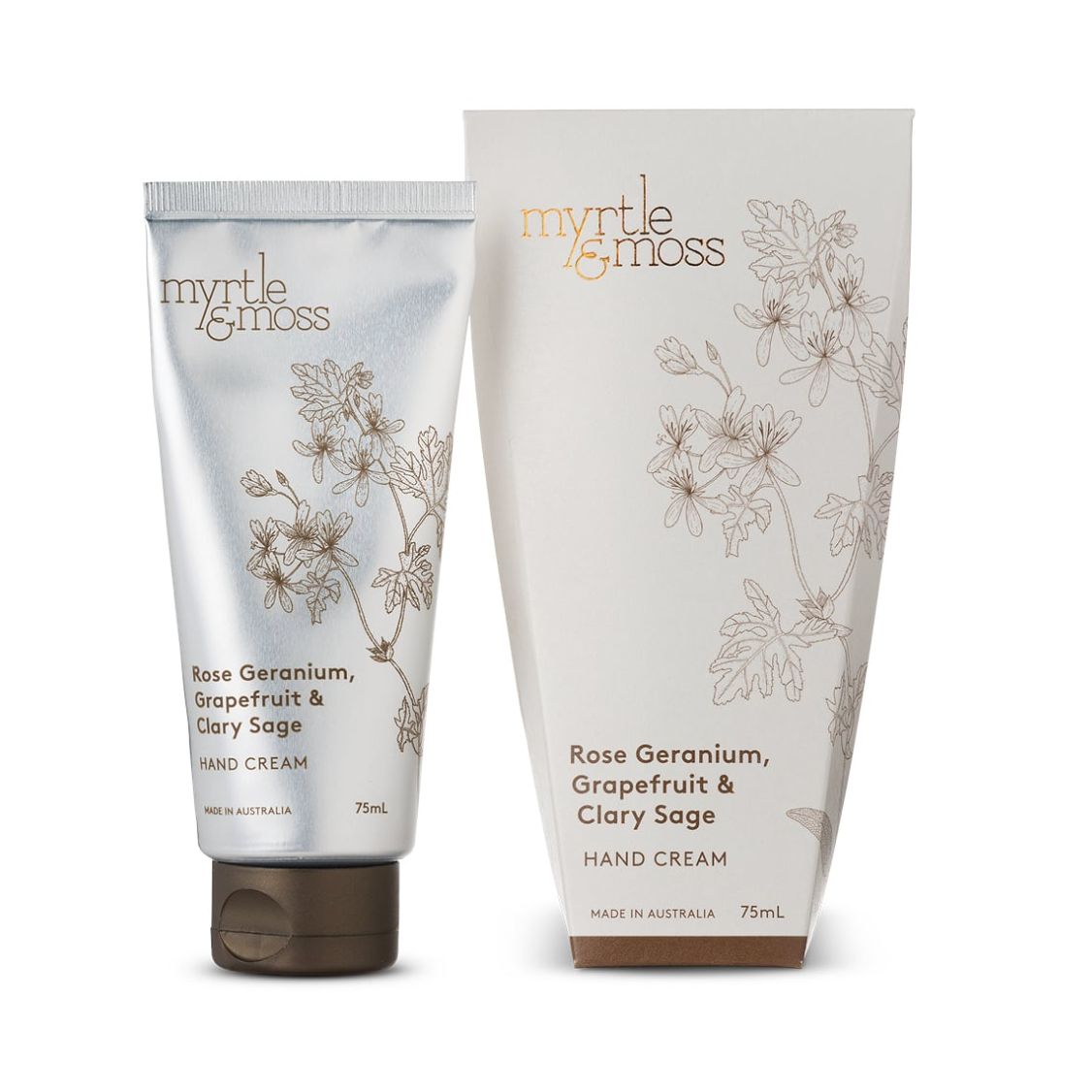 Hand Cream - Rose Geranium, Grapefruit + Clary Sage