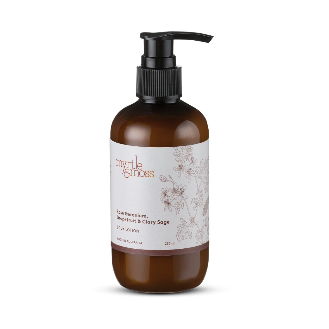 Mini Body Lotion - Rose Geranium, Grapefruit + Clary Sage