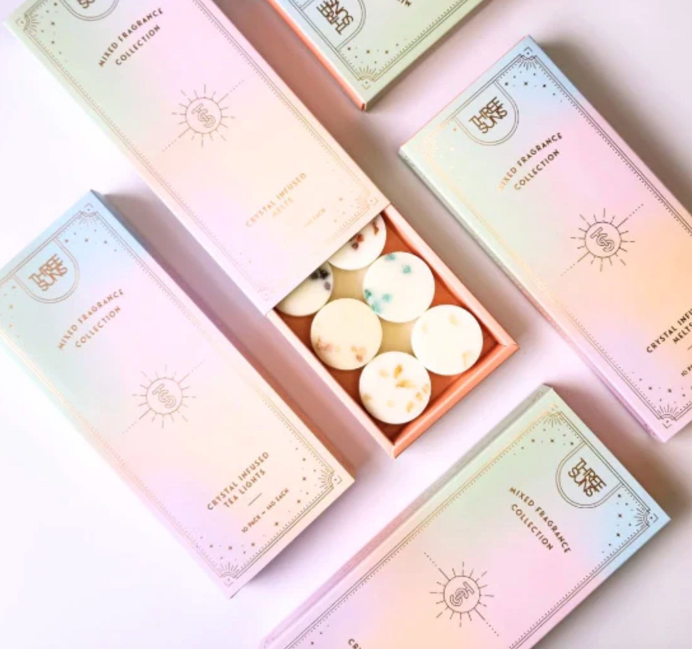 wax melt + tea light candles