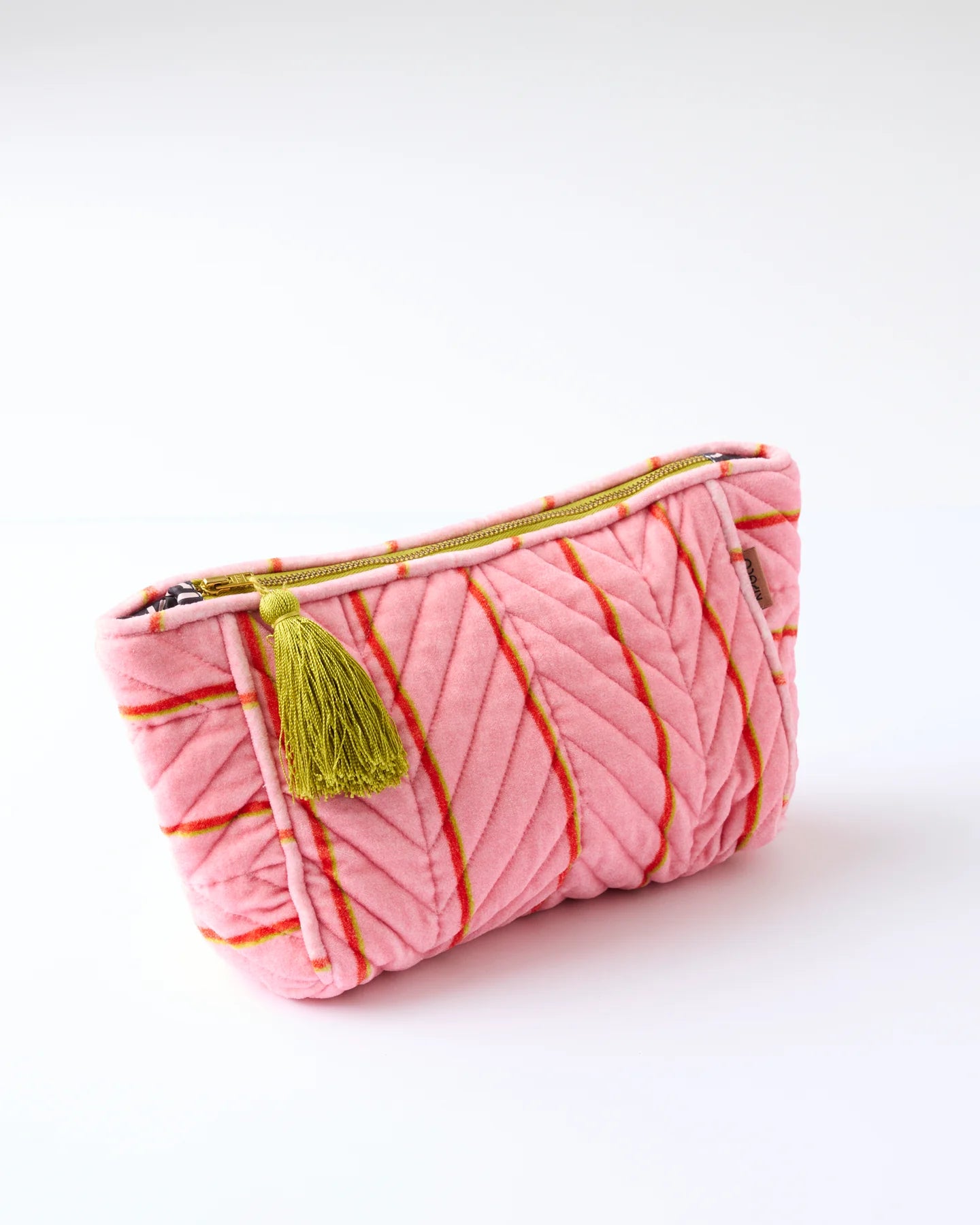 Wategos Stripe Velvet Toiletry Bag