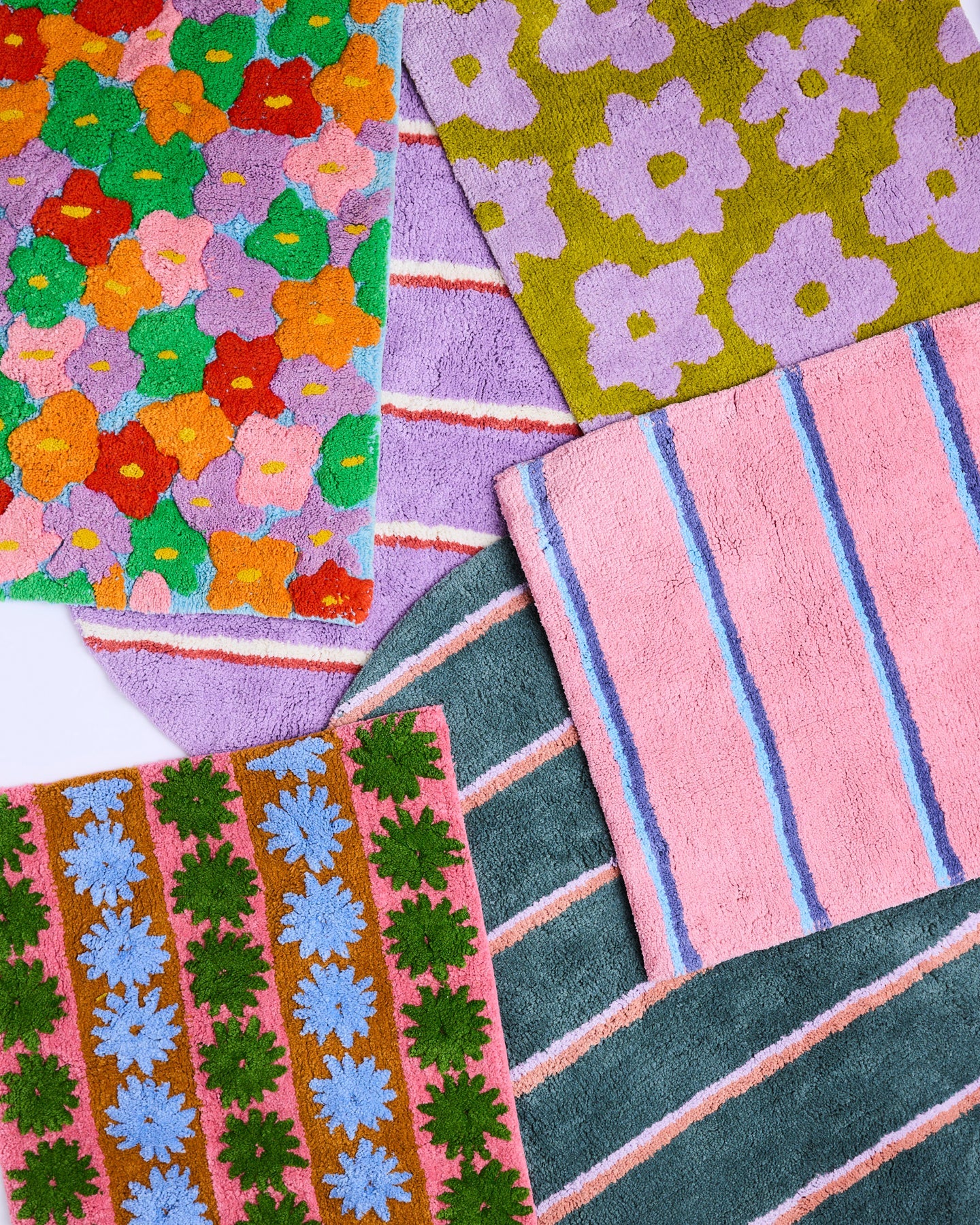 Big Flower Bath Mat