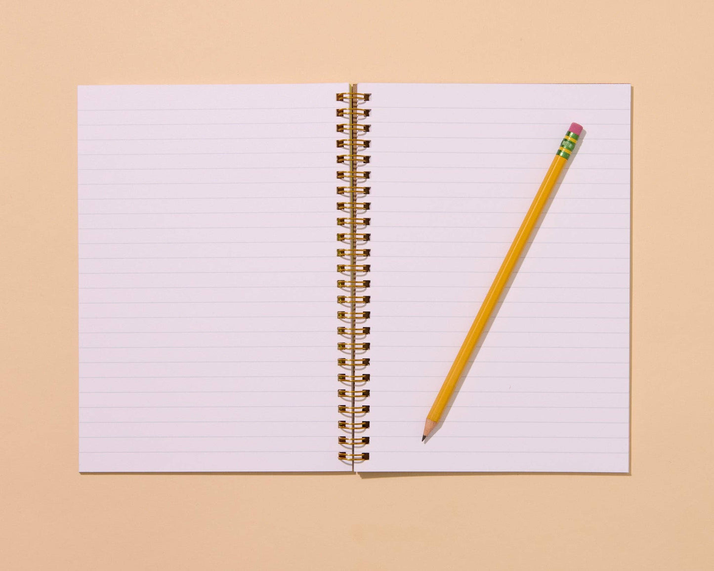 Letterpress A5 Spiral Notebook - Blume Quilt