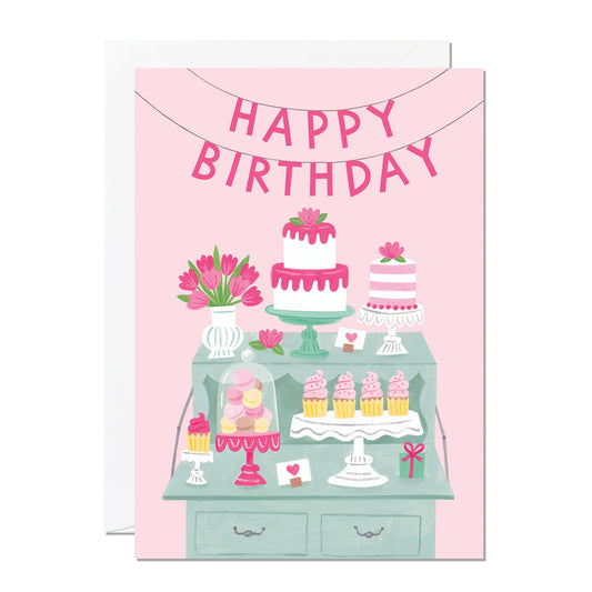 Happy Birthday Cake Card