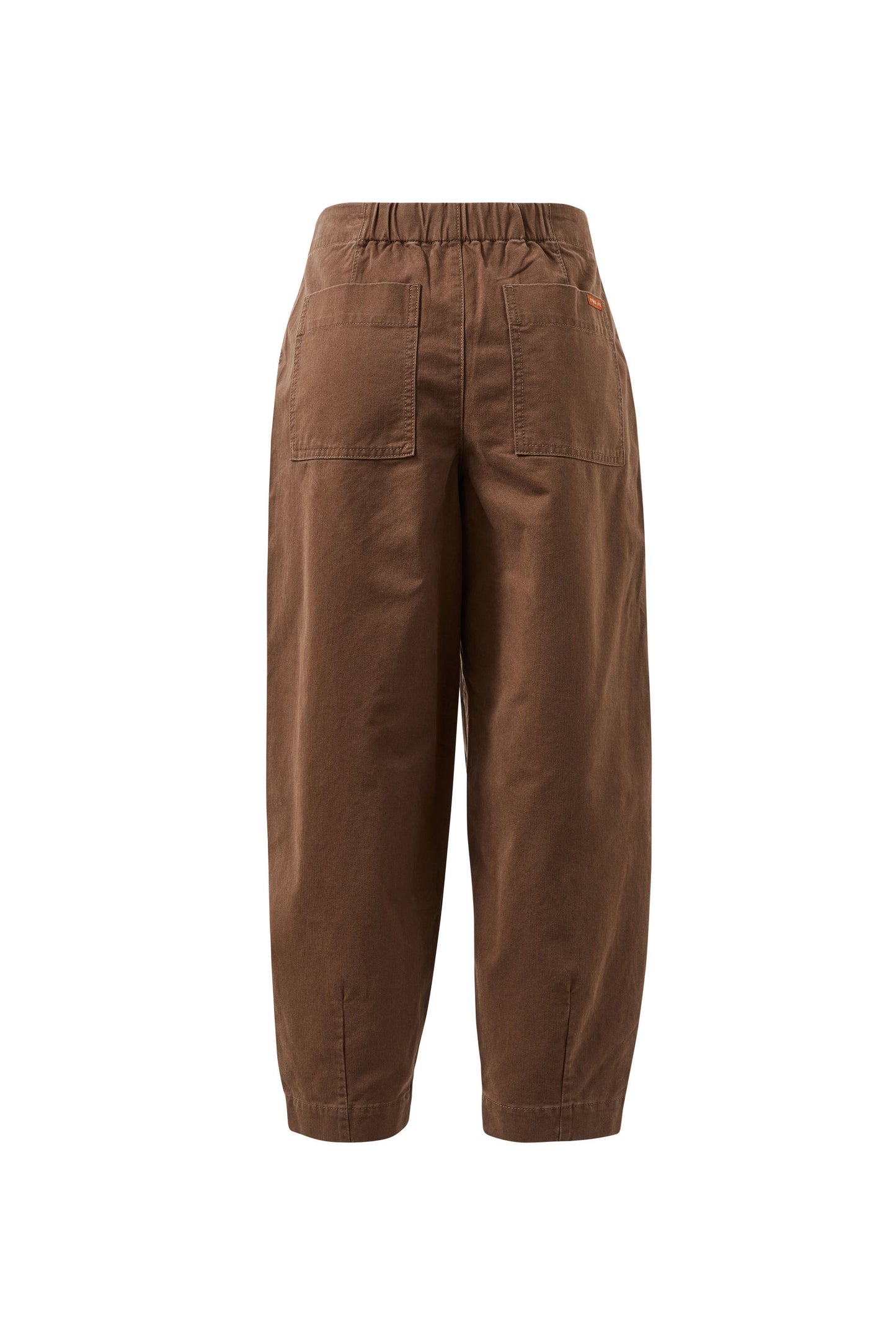 Brown pants on a white background