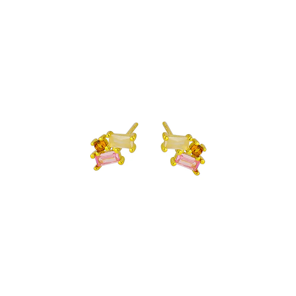 Hazel Studs Pink