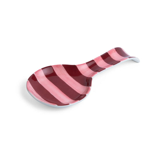 Pink + Burgundy Spoon Rest