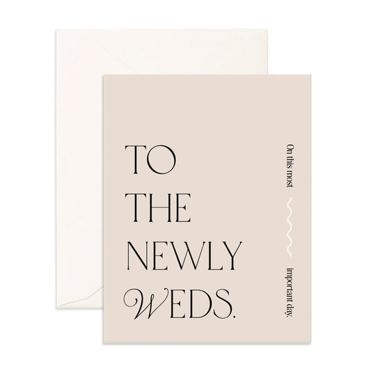 To The Newlyweds Card