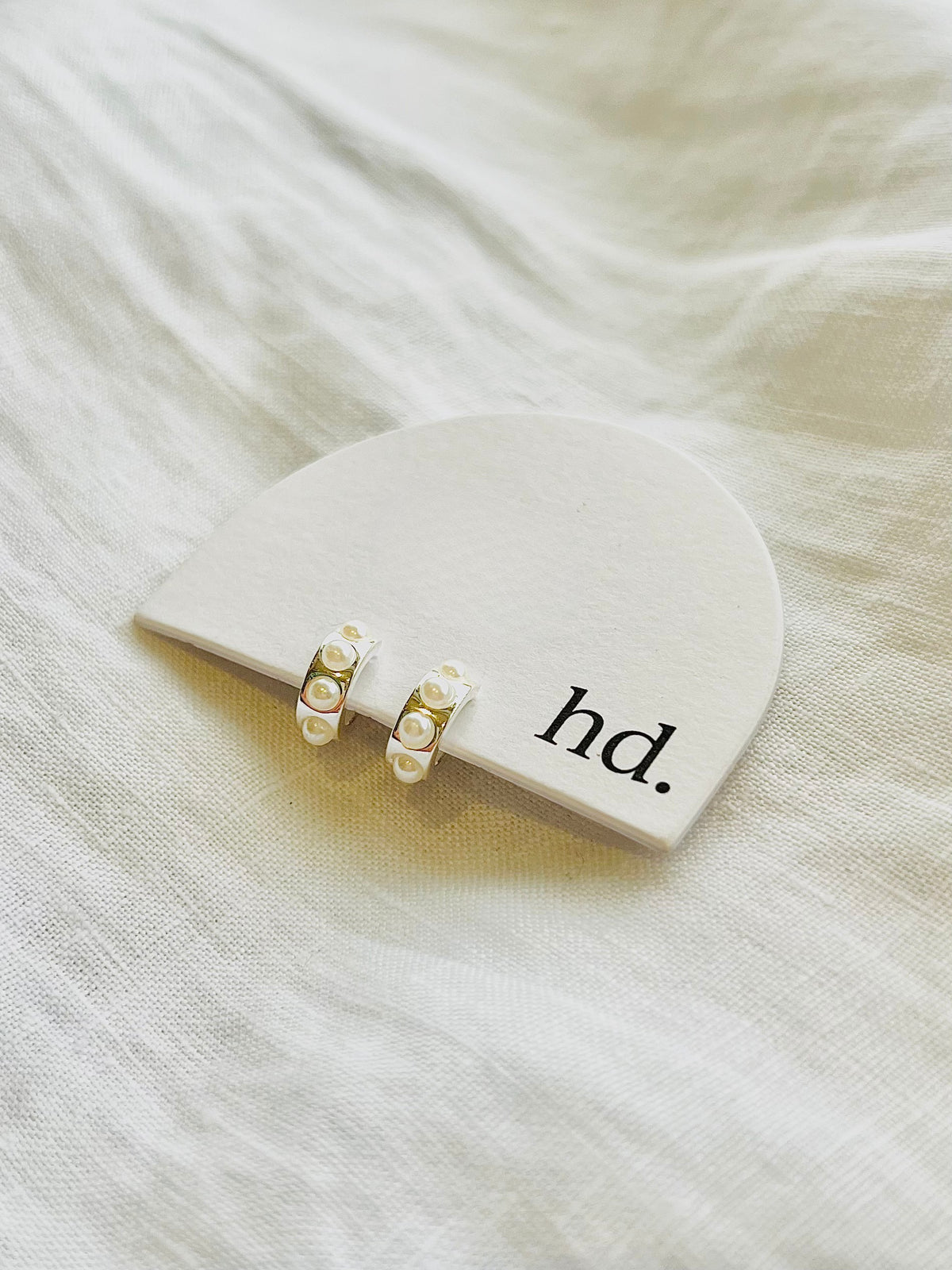Boston Earrings Silver – Hello Darling Store