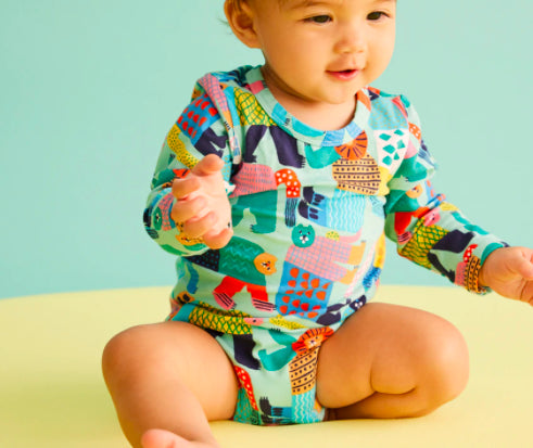 Party Animal Ls Babysuit