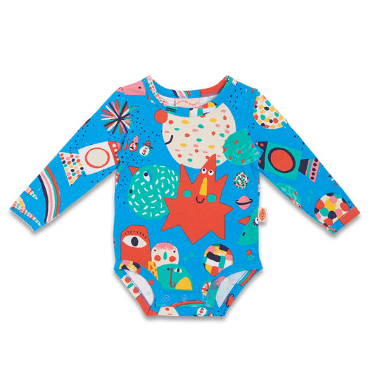 Space Romance Ls Babysuit
