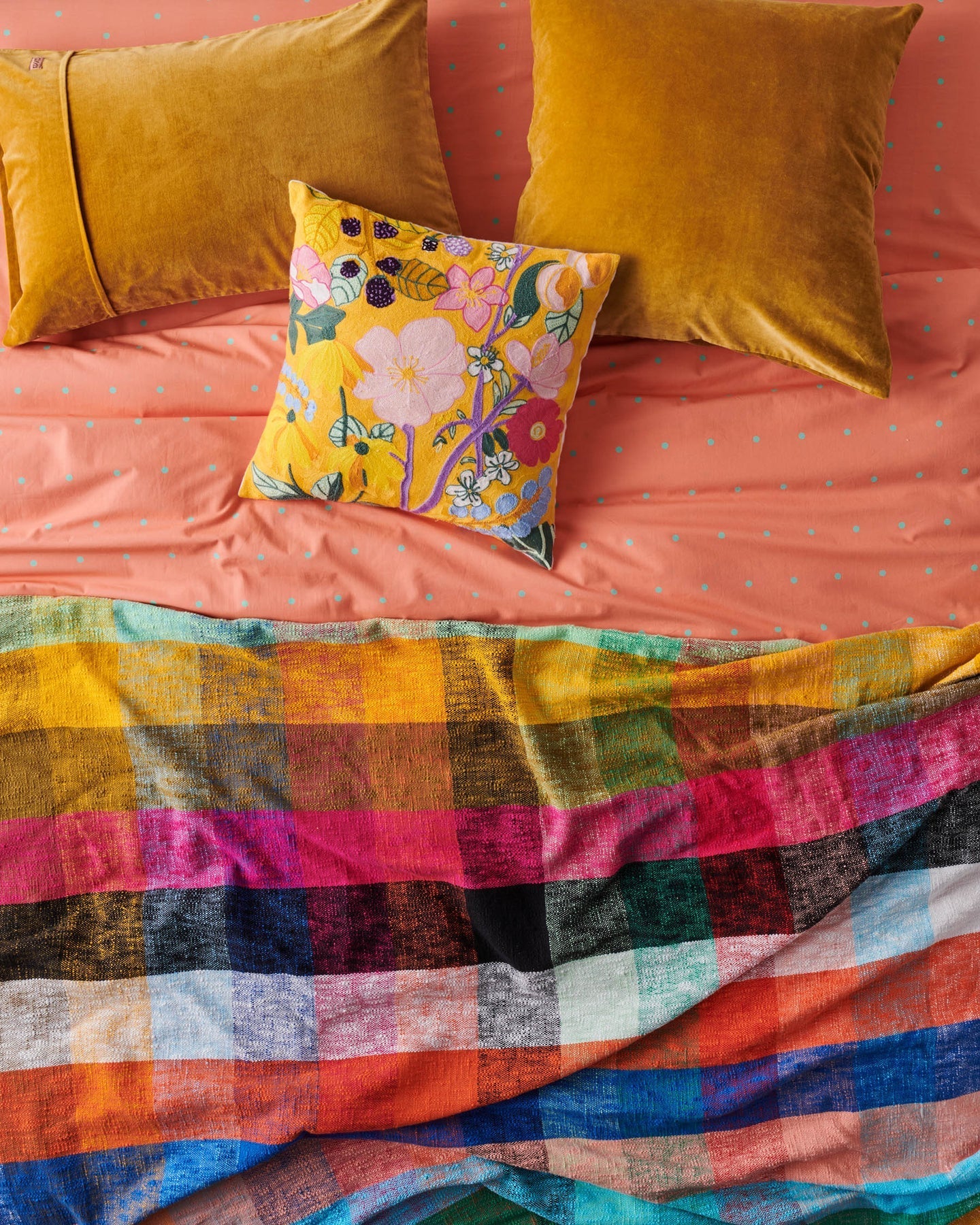 Abundance Marigold Cushion