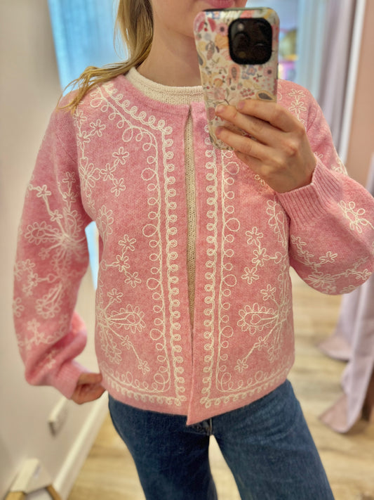 Fifi Cardi Pink