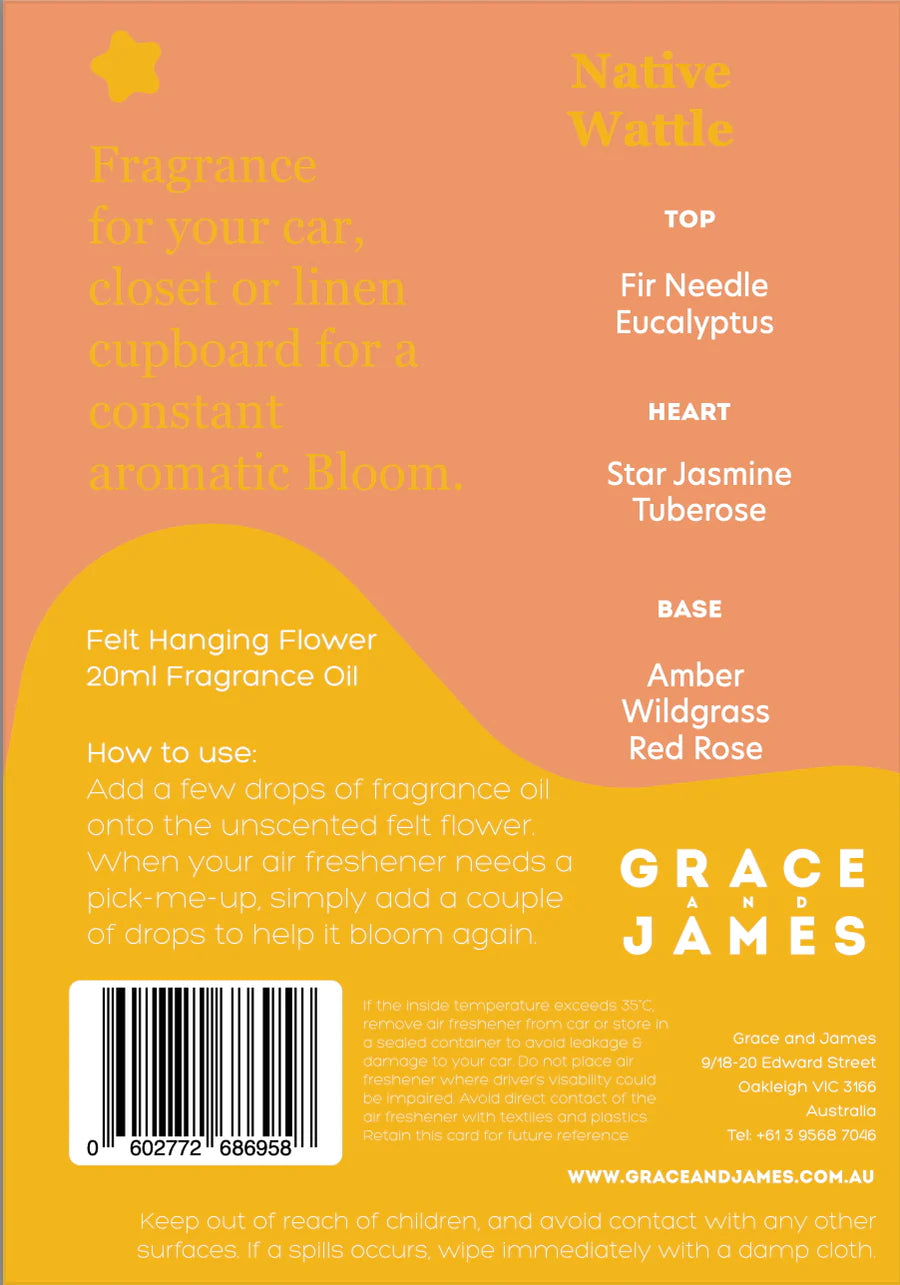 Native Wattle Bloom Air Freshener